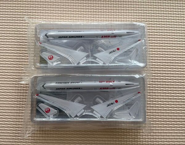 ■新品 JAL 日本航空 A350 JA01WJ プラモデル モデルプレーン 2個セット