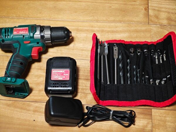 バッテリー 充電式 12V 電動ドライバードリル HYCHIKA DD-128C