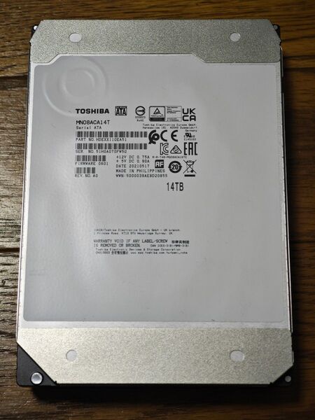 TOSHIBA 東芝 MN08ACA14T HDD 14TB #1
