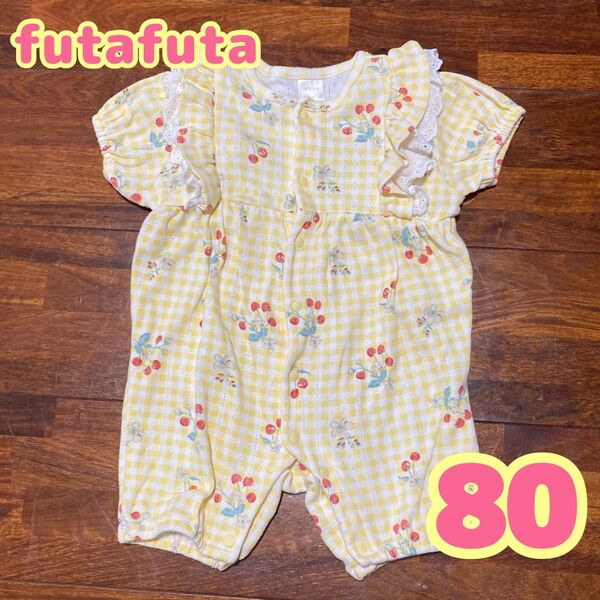 ベビー服 女の子 80 夏服 ロンパース カバーオール 花柄