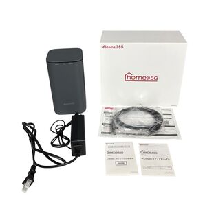 DOCOMO home 5G HR02 ダークグレー ホームルーター Wi-Fi