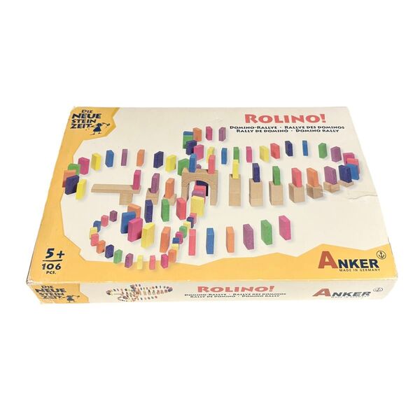 ANKER社 ROLINO ドミノ 知育玩具 ドイツ つみき アンカードミノ