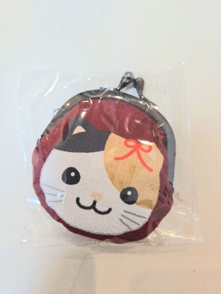 がま口 小銭入れ 猫 ネコ 和風 コインケース お財布 財布