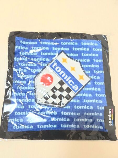 トミカくじ ハンドタオル 青色