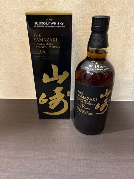 サントリー 山崎 18年 シングルモルト ウイスキー 700ml 箱付き