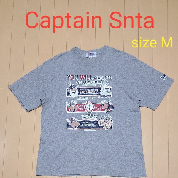 CAPTAIN SANTA キャプテンサンタ 半袖 Tシャツ Mサイズ グレー ユニセックス
