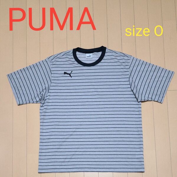 PUMA プーマ メンズ 半袖 Tシャツ Oサイズ グレー