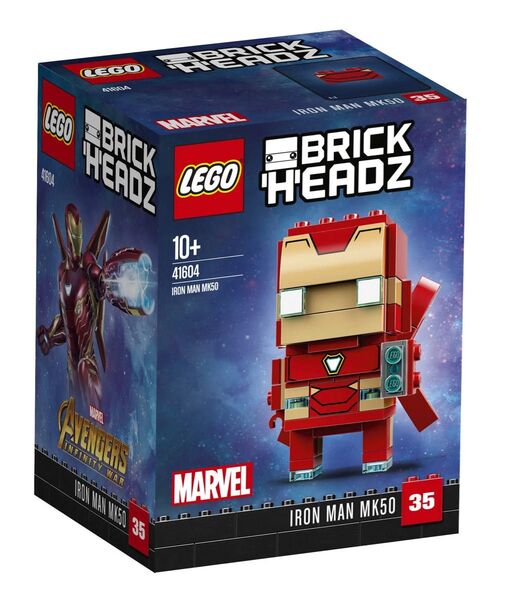 【正規品】LEGO レゴ ブリックヘッズ アイアンマン 41590