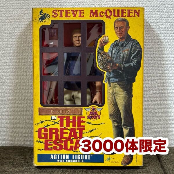 【希少品】スティーブ・マックイーン 大脱走 フィギュア 90s 3000体限定
