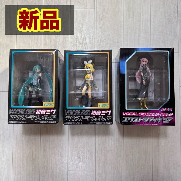 【希少品】VOCALOID 初音ミク 鏡音リン 巡音ルカ エクストラ フィギュア