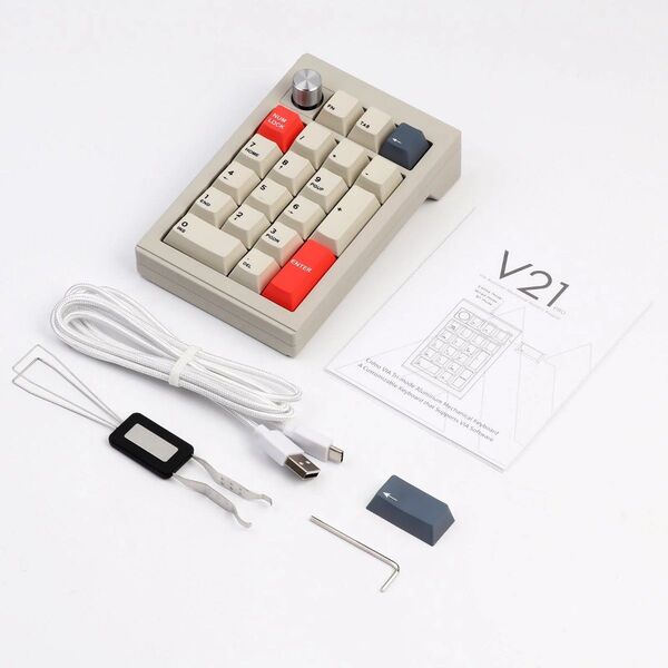 EPOMAKER CIDOO V21 V2 ホットスワップ対応 テンキー ロータリーノブ
