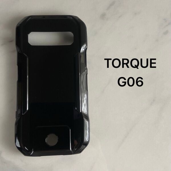 TORQUE G06 KYG03 ケース 耐衝撃 TPU素材薄型軽量 柔軟 指紋防止 擦り傷防止 レンズ保護 柔らかい ブラック