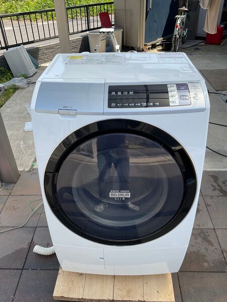 日立 ドラム式洗濯乾燥機【分解洗浄済み】BW-SV110AL ビッグドラム 11kg
