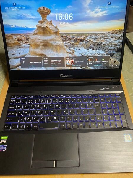 ツクモ ゲーミングノートN1573K i7-9750H/RTX2060