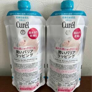 花王 Curel キュレル バスタイムモイストバリアクリーム付け替え用 310g×2袋
