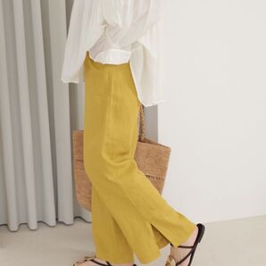 JOURNAL STANDARD relume 麻スリットイージーパンツ