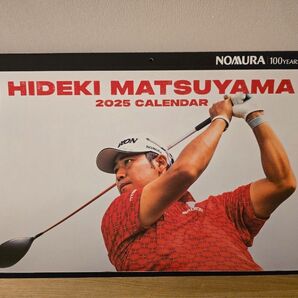 2025年 松山英樹 野村證券カレンダー 未使用