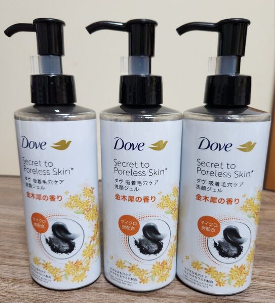 【新品】ダヴ吸着毛穴ケア洗顔ジェル150ml 金木犀の香り