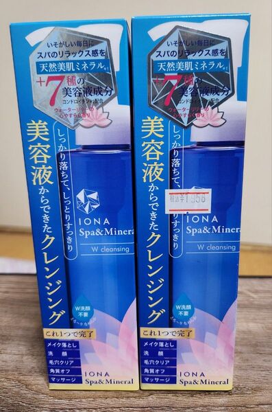 【新品】ゼリア新薬 イオナ スパ&ミネラル Wクレンジング 200ml