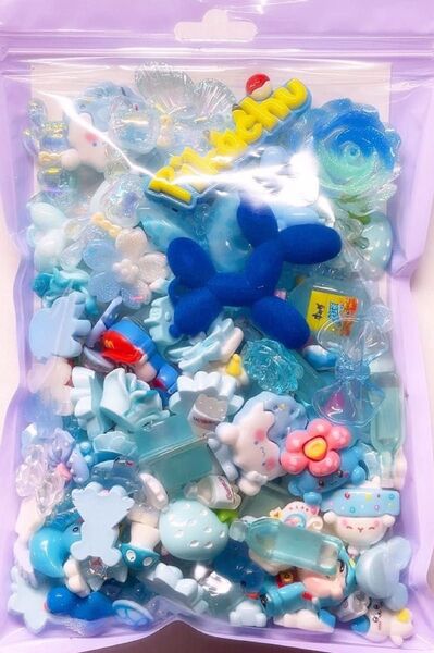 ブルーパーツ mix・300ml・デコパーツ mix