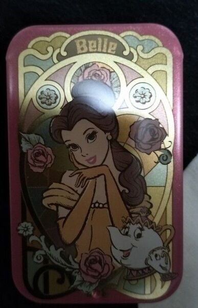 ディズニープリンセス ベル Bell すらいどきゃん スライド缶ケース ピルケース 小物入