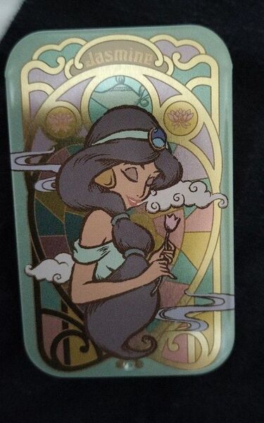 ディズニープリンセス ジャスミンJasmine スライド缶ケース きゃらきゃん ピルケース 小物入 すらいどきゃん