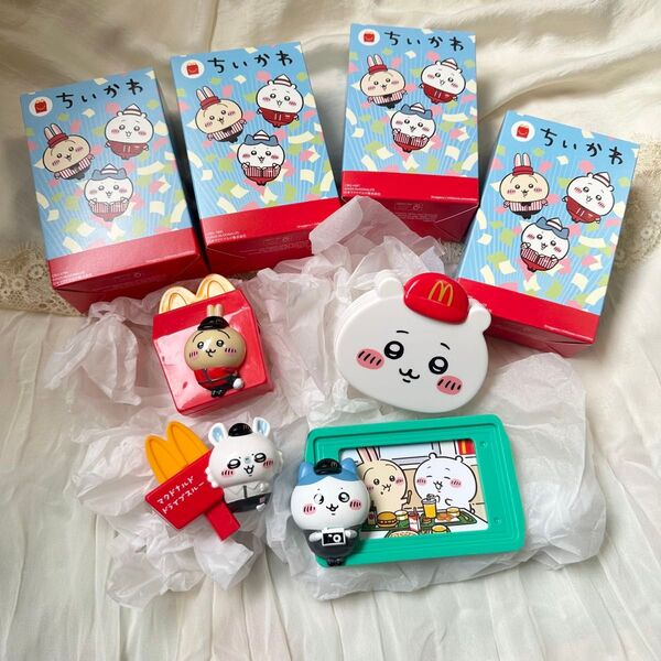 ちいかわ マクドナルド ハッピーセット 第2弾 4種類 コンプリート セット