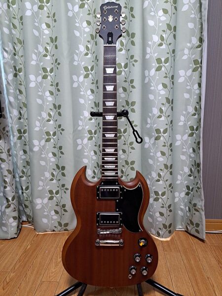 引き取り限定。Epiphone SG G-400 ブラウン エレキギター ギター