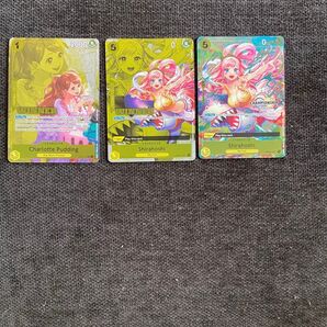 英語版 海外限定 しらほしuc プリン 大会優勝 winner 3枚セット ワンピースカード