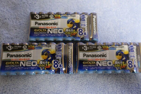 送料無料■EVOLTA NEO 単3形アルカリ乾電池24本 エボルタネオPanasonic
