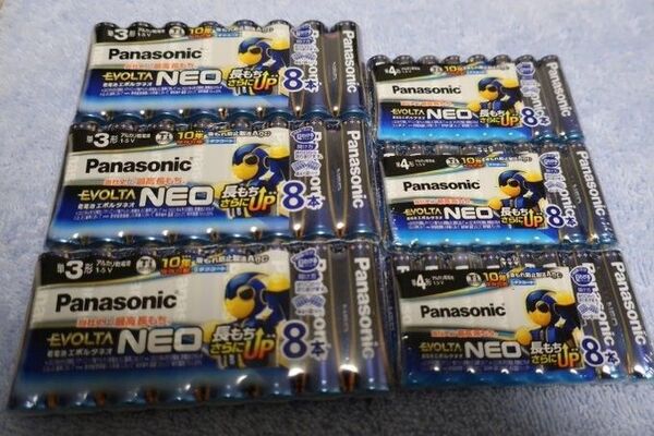 送料無料■EVOLTA NEO 単3形単4形アルカリ乾電池48本 エボルタネオPanasonic