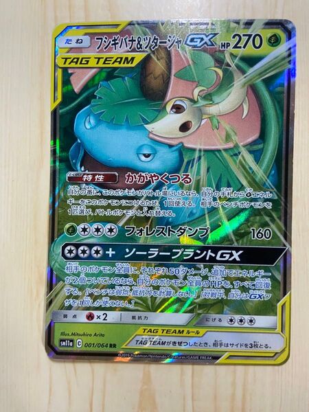 フシギバナ&ツタージャGX RR TAG TEAM ポケモンカード