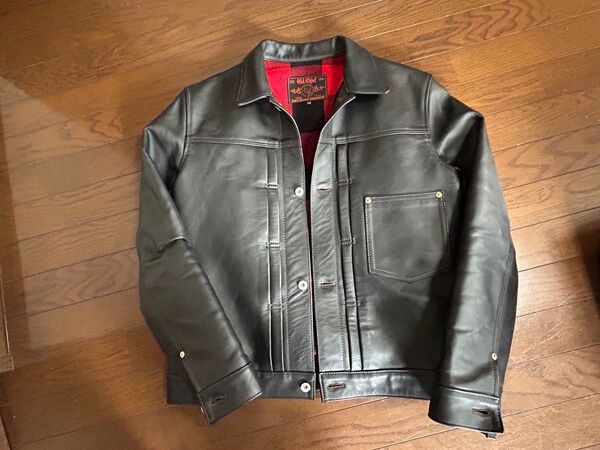 ★OLD CHIEF/オールドチーフ レザーGジャン ホースハイド(茶芯)大戦モデル Tバック サイズ:42★
