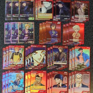 名探偵コナン TCG 赤カード SR, R 計42枚セット 赤井秀一 ジョディ 諸星大 沖矢昴 コナンカード デッキパーツ