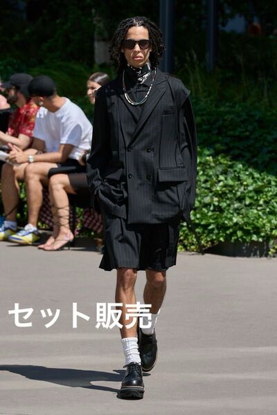 sacai 24ss ストライプセットアップ