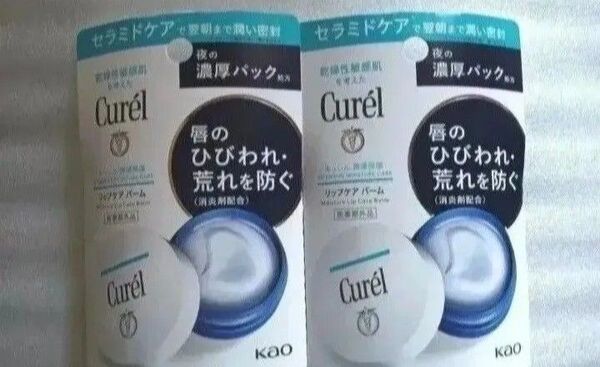 キュレル Curelリップケアバーム(リップクリーム)2点