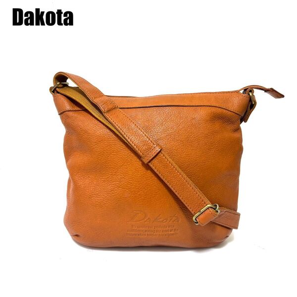 Dakota ダコタ ジェントリー レザーショルダーバッグ 斜め掛け キャメル