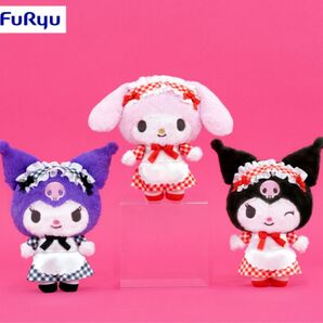 マイメロディ クロミ ギンガムチェックメイドぬいぐるみ 全3種 マスコット