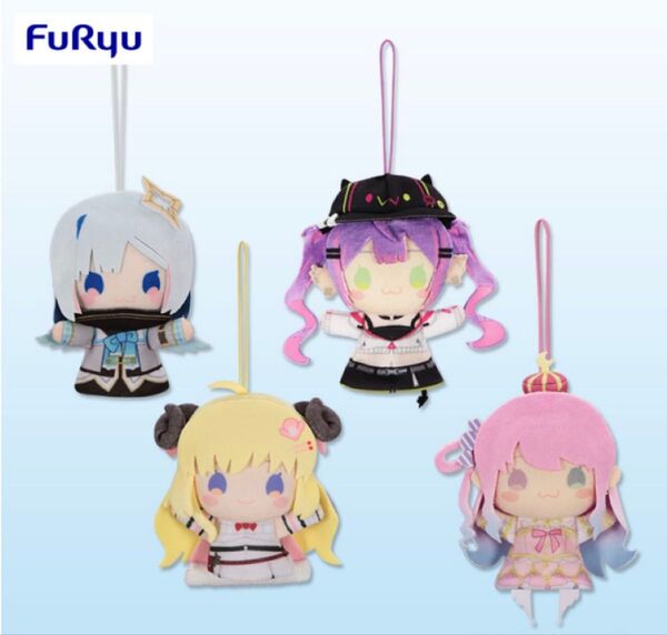 ホロライブ プロダクション 指パペット 4期生 常闇トア 天音かなた 角巻わため 姫森ルーナ マスコット ぬいぐるみ