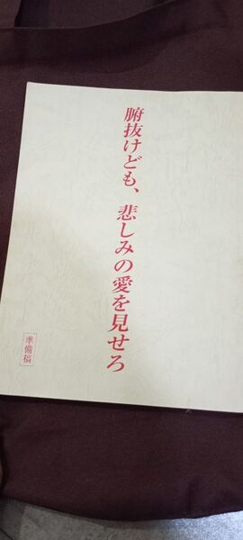 「腑抜けども、悲しみの愛を見せろ」ドラマ台本