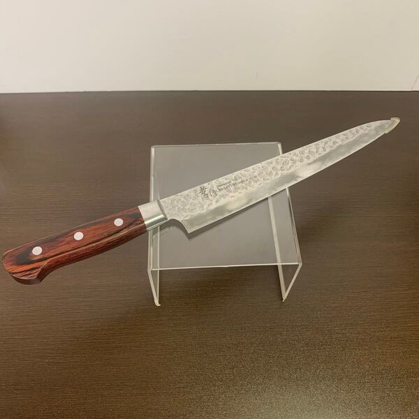 堺孝行 33層 槌目ダマスカスVG10 筋引 240mm 新品未使用 包丁 刃物 調理器具
