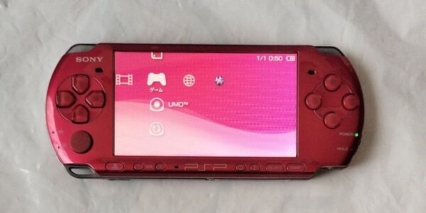 SONY PSP 3000 レッド ジャンク扱い