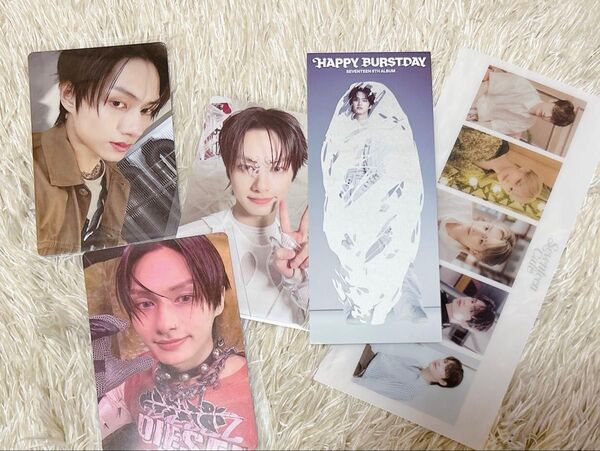 SEVENTEEN HAPPYBURSTDAY 封入 トレカ ジュン JUN セブチカフェ 予約特典 スクラッチ