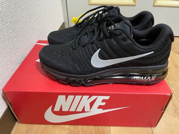 【新品未使用】NIKE AIR MAX 2017 26cm ブラック/アンスラサイト/ホワイト