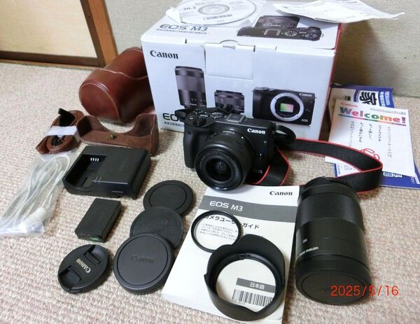 Canon EOS M3 ダブルズーム EF-M 15-45/55-200mm