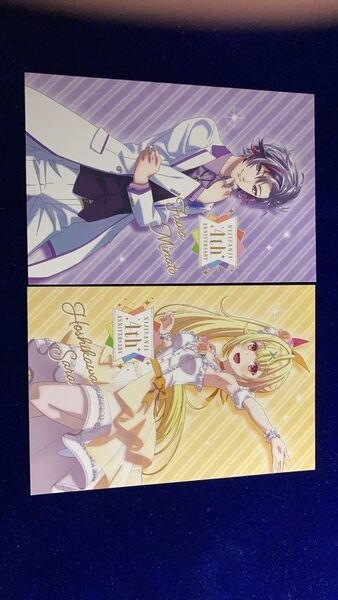 【にじさんじ 4th ANNIVERSARY】 にじさんじオフィシャルストア特典ランダムポストカード 不破湊&星川サラ