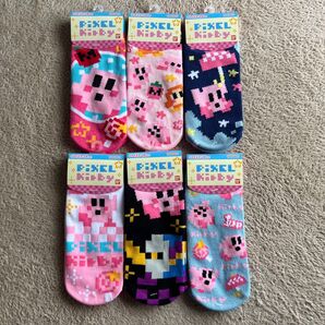 星のカービィ ピクセル ソックス 6足セット 22〜24cm 新品 未使用