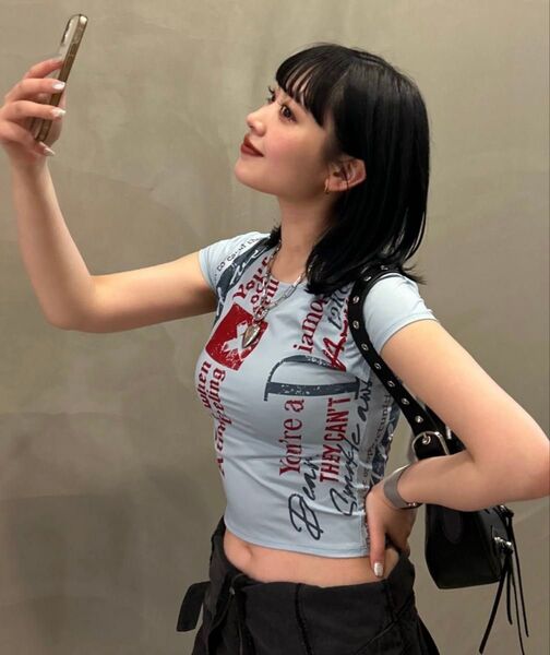 【新品・タグ付き】 JEANASIS ヴィンテージロゴチビTEE