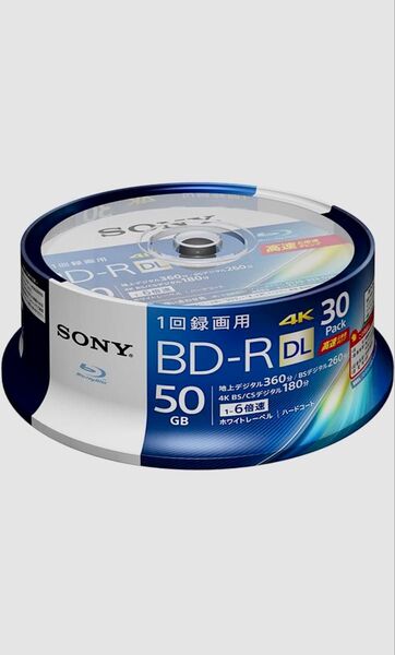 SONY BD-R DL 50GB 30枚 4K対応 未使用