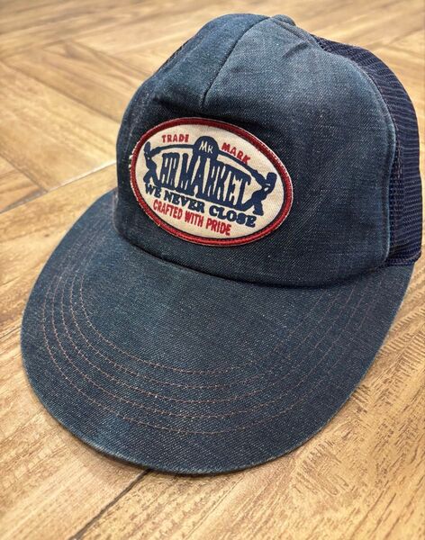ハリウッドランチマーケット H.R.MARKET デニム メッシュキャップ